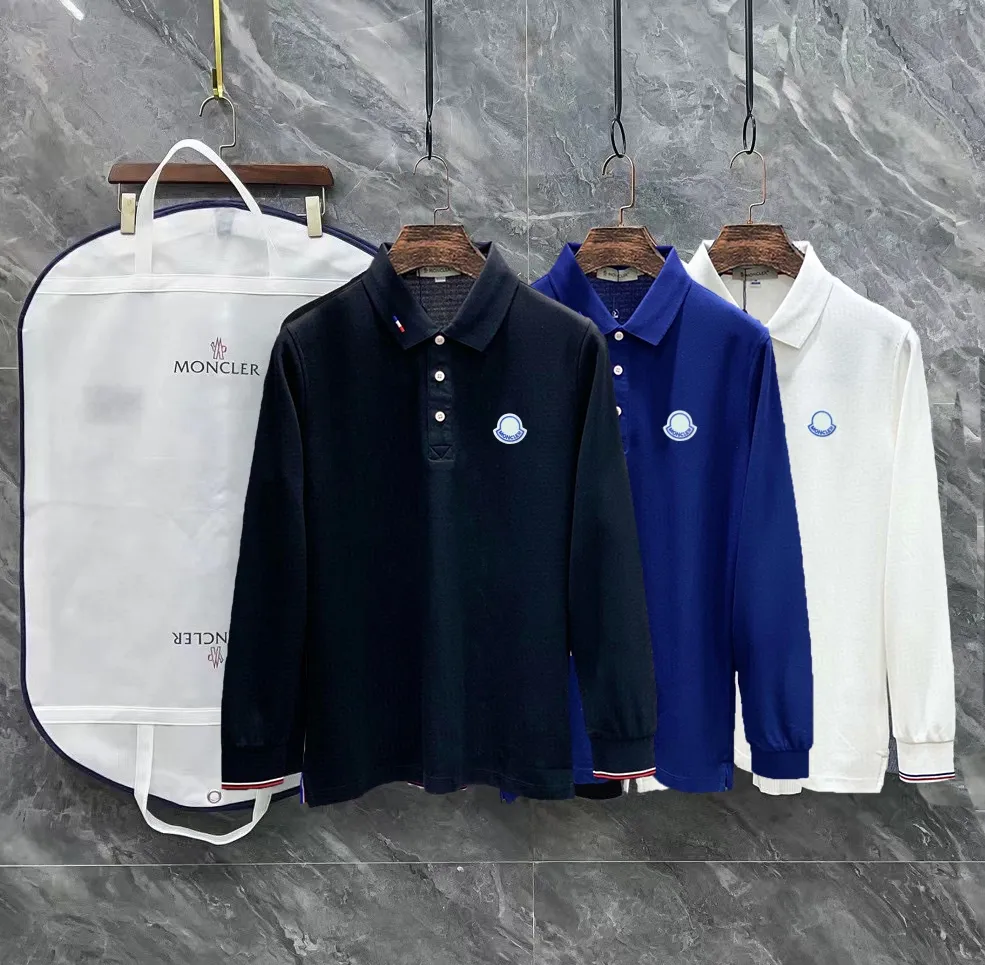 MONCLER/ SS Polo 。 T . . ! Piquet , “ ”。 . , , logo ， ， ， ， ， ， 。 Black/White/ Size：M~3XL